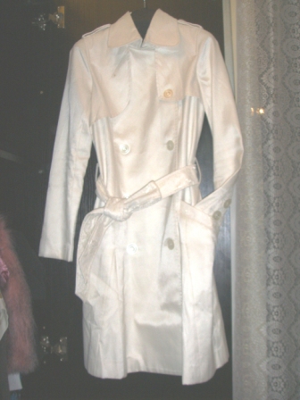 trench coat with lace (designer's product)